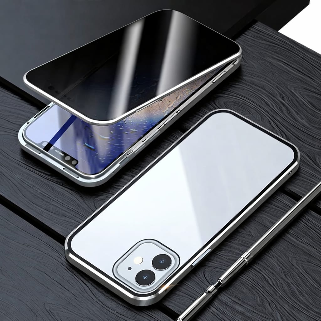 Magnetic Anti-Spy Privacy Glass Case