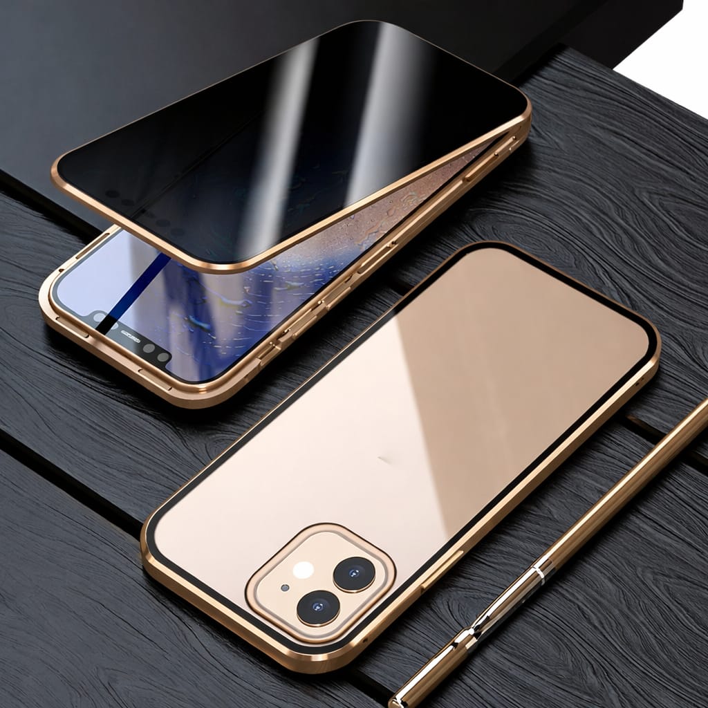 Magnetic Anti-Spy Privacy Glass Case